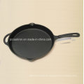 Gemüseöl beschichtet Gusseisen Frypan Runde Dia 21cm